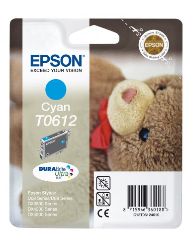 Epson Teddybear Cartucho T0612 cian