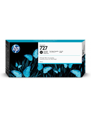 HP Cartuccia inchiostro nero fotografico DesignJet 727, 300 ml