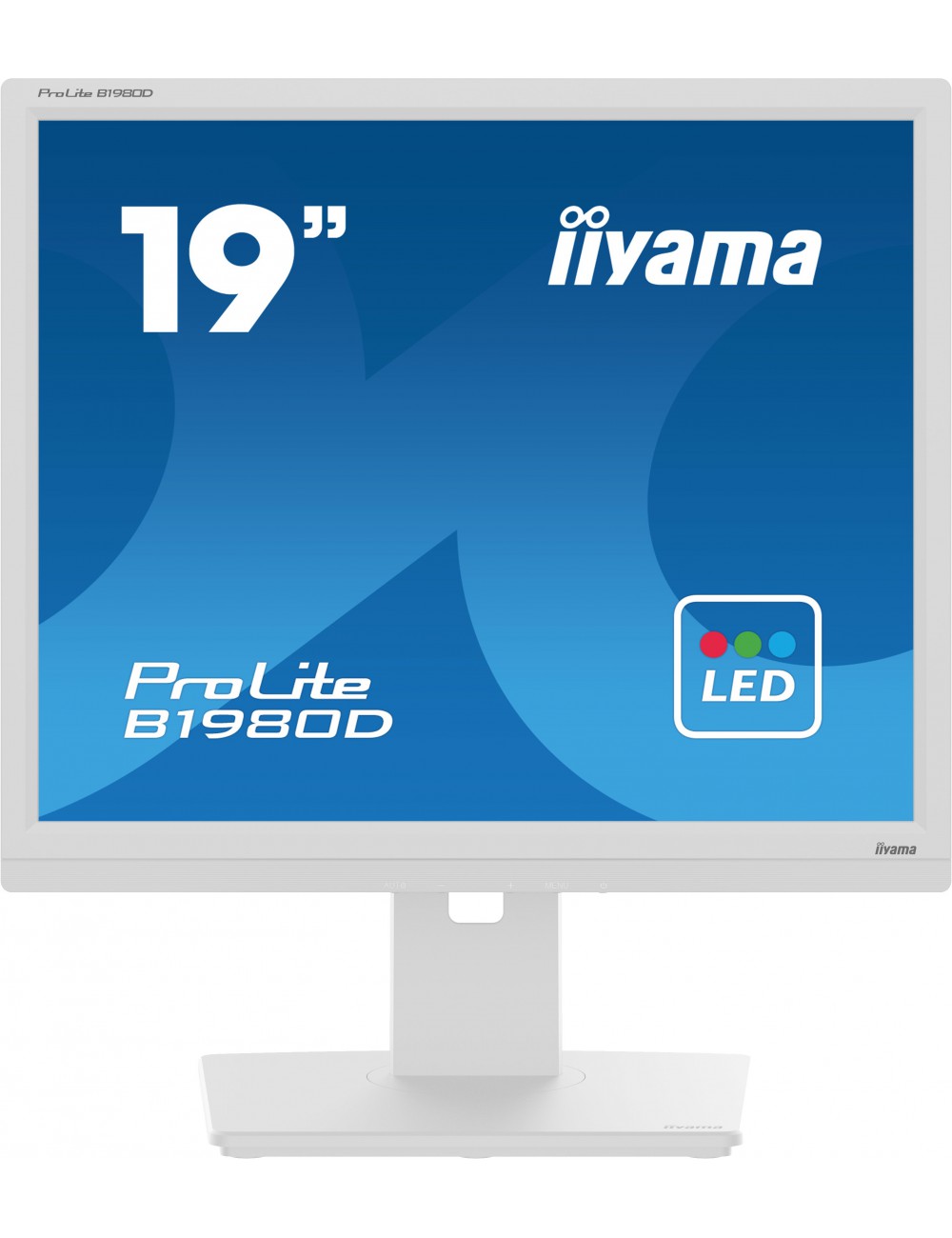 iiyama ProLite B1980D-W5 écran plat de PC 48,3 cm (19") 1280 x 1024 pixels SXGA LCD Blanc