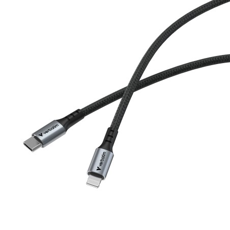 Verbatim 31844 câble Lightning 1,2 m Noir
