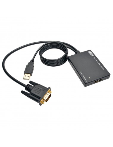 Tripp Lite P116-003-HD-U Adaptador Convertidor VGA a HDMI con Audio y Alimentación por USB, 1080p