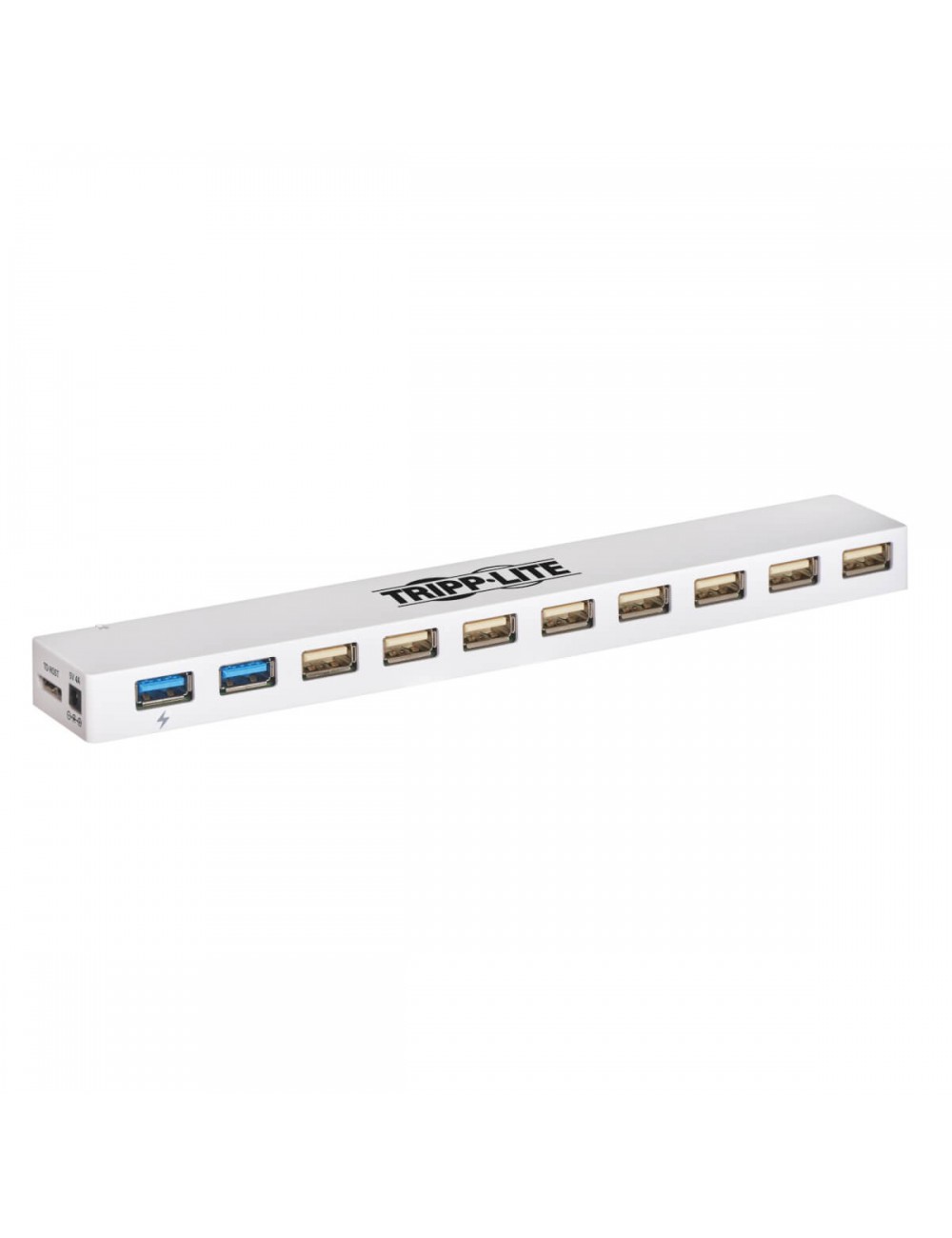 Tripp Lite Hub Combinado de 10 Puertos USB 3.0 USB 2.0 - USB de Carga, 2 Puertos USB 3.0 y 8 USB 2.0