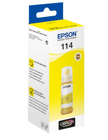 Epson 114 EcoTank Yellow ink bottle