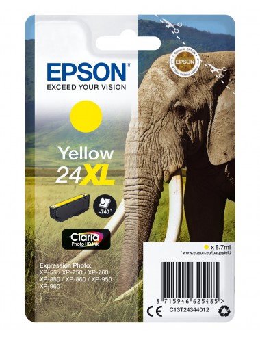 Epson Elephant Cartucho 24XL amarillo