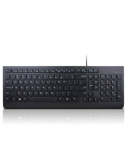 Lenovo Essential teclado USB QWERTY Inglés del Reino Unido Negro