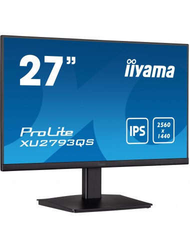iiyama ProLite XU2793QS-B1 écran plat de PC 68,6 cm (27") 2560 x 1440 pixels Wide Quad HD LED Noir