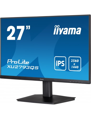 iiyama ProLite XU2793QS-B1 pantalla para PC 68,6 cm (27") 2560 x 1440 Pixeles Wide Quad HD LED Negro