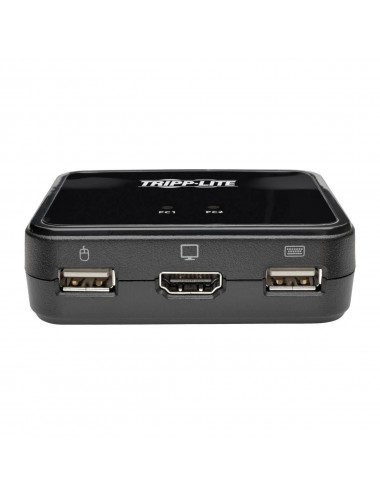 Tripp Lite B032-HUA2 KVM con Cables USB HD de 2 Puertos con audio y video, Cables y USB para Compartir Periféricos