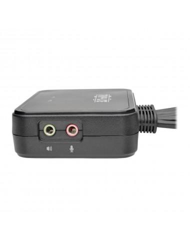 Tripp Lite B032-HUA2 KVM con Cables USB HD de 2 Puertos con audio y video, Cables y USB para Compartir Periféricos
