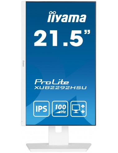 iiyama ProLite XUB2292HSU-W6 Monitor PC 54,6 cm (21.5") 1920 x 1080 Pixel Full HD LED Bianco