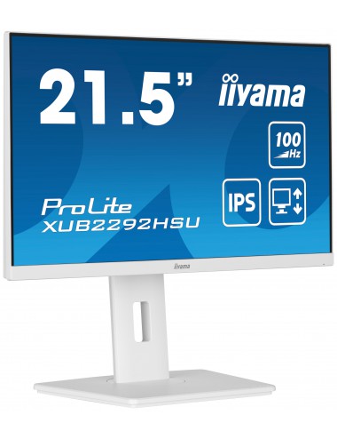iiyama ProLite XUB2292HSU-W6 Monitor PC 54,6 cm (21.5") 1920 x 1080 Pixel Full HD LED Bianco