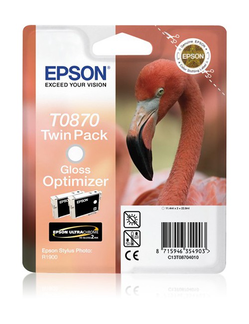 Epson Flamingo Cartucho T0870 optimizador de brillo