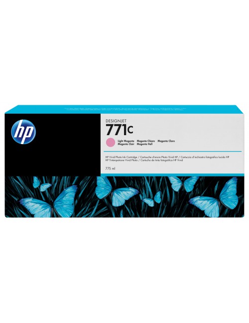 HP Cartucho de tinta DesignJet 771C magenta claro de 775 ml