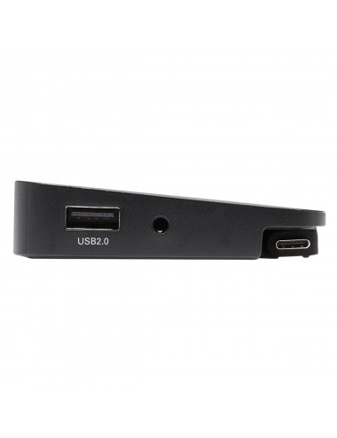 Tripp Lite U442-DOCK7D-B Estación de Conexión USB C, Pantalla Triple - 4K HDMI y DP, VGA, USB 3.2 Gen 1, Hub USB A y USB C,