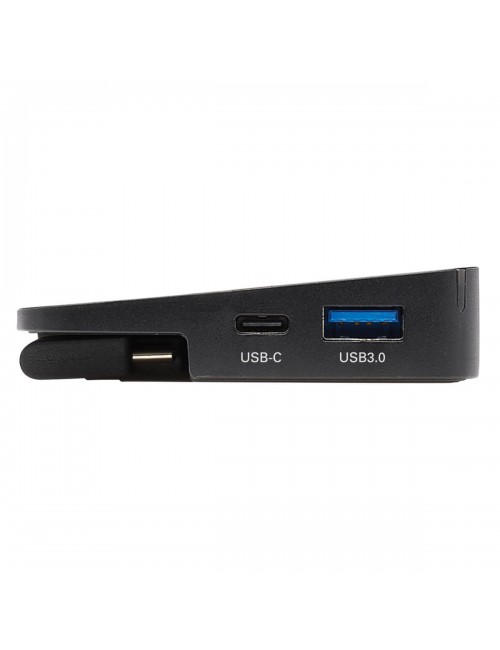 Tripp Lite U442-DOCK7D-B Estación de Conexión USB C, Pantalla Triple - 4K HDMI y DP, VGA, USB 3.2 Gen 1, Hub USB A y USB C,