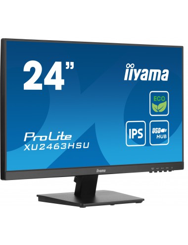 iiyama ProLite XU2463HSU-B1 écran plat de PC 60,5 cm (23.8") 1920 x 1080 pixels Full HD LED Noir