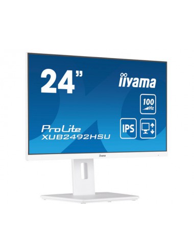 iiyama XUB2492HSU-W6 écran plat de PC 60,5 cm (23.8") 1920 x 1080 pixels Full HD LED Blanc