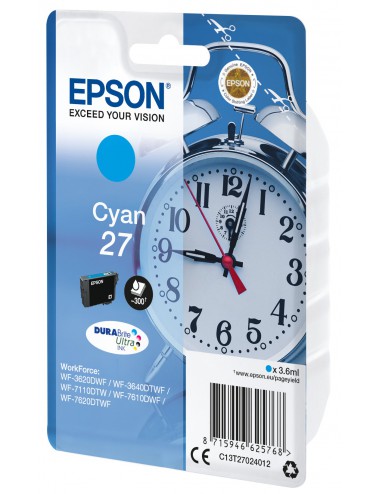 Epson Alarm clock Cartuccia Sveglia Ciano Inchiostri DURABrite Ultra 27