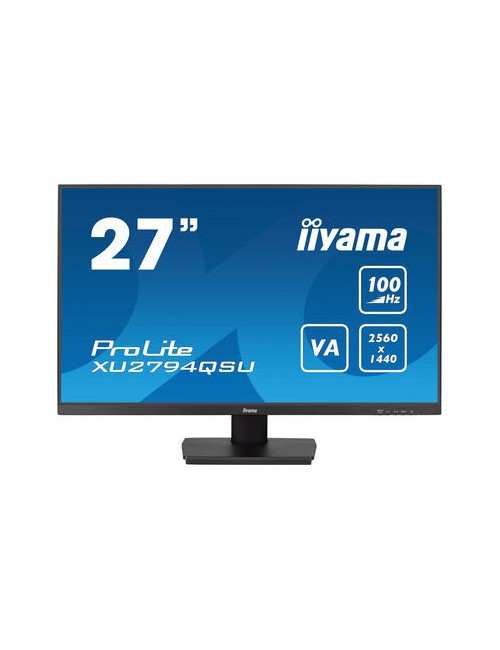 iiyama ProLite XU2794QSU-B6 écran plat de PC 68,6 cm (27") 2560 x 1440 pixels Wide Quad HD LCD Noir