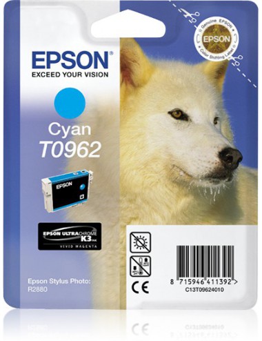 Epson Husky Cartouche "Loup" - Encre UltraChrome K3 VM Cyan