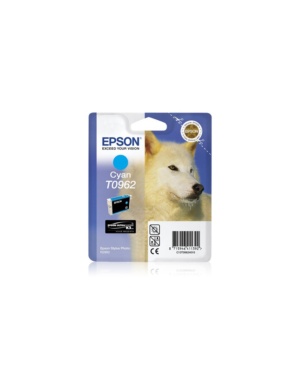 Epson Husky Cartucho T0962 cian