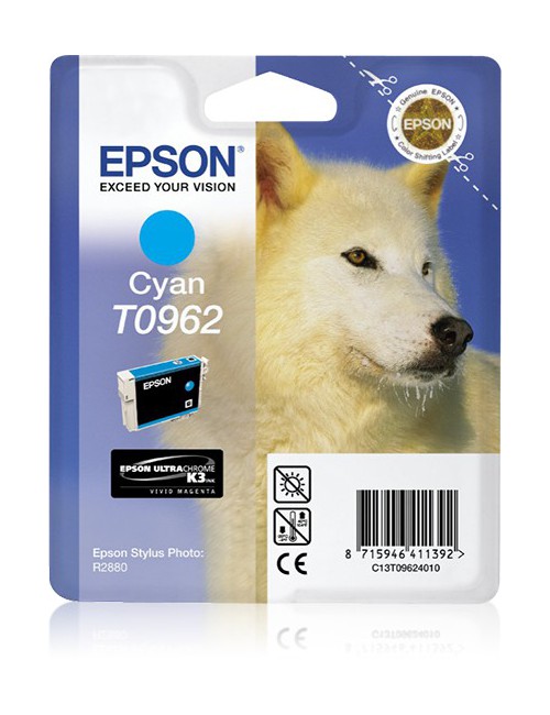 Epson Husky Cartucho T0962 cian