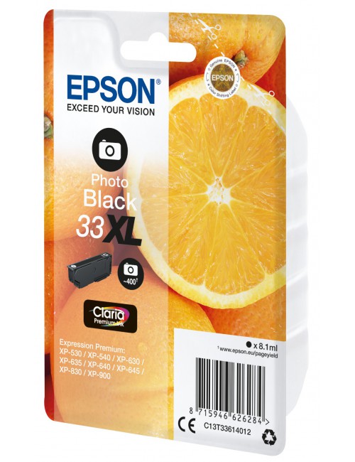 Epson Oranges Cartuccia Nero foto T33XL Claria Premium