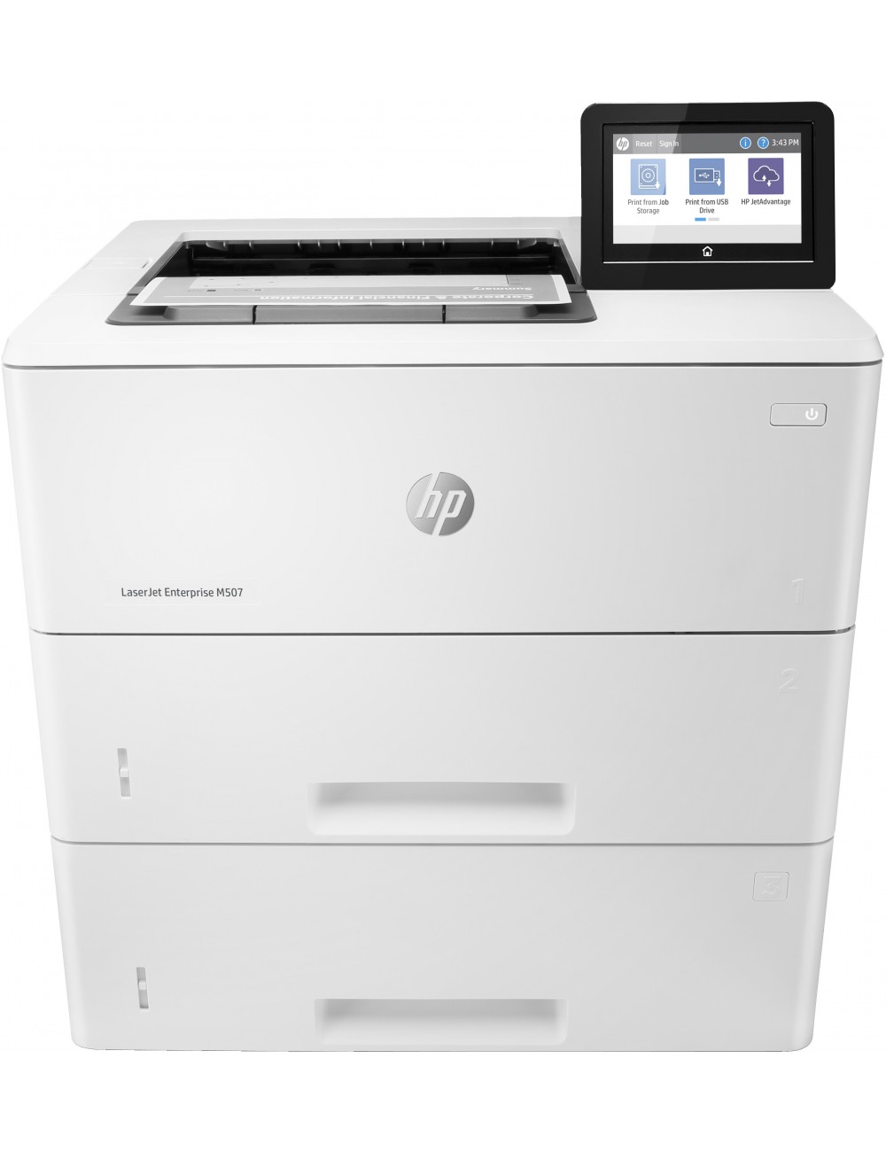 HP LaserJet Enterprise Impresora M507x, Blanco y negro, Impresora para Estampado, Impresión a doble cara