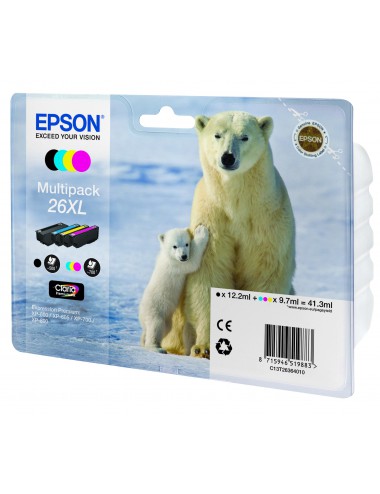 Epson Polar bear Multipack 26XL (4 colori XL NCMG)