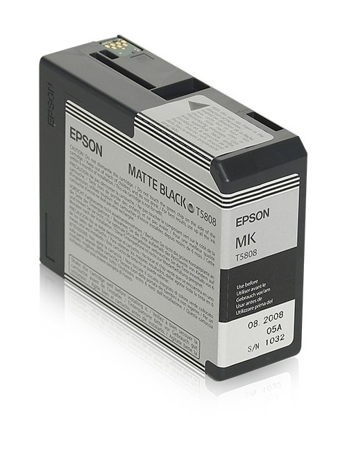 Epson Encre Pigment Noir Mat SP 3800 3880 (80ml)