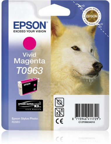 Epson Husky Cartouche "Loup" - Encre UltraChrome K3 VM Magenta