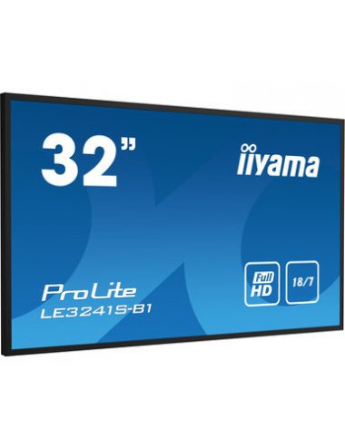 iiyama LE3241S-B1 pantalla de señalización Pantalla plana para señalización digital 80 cm (31.5") 350 cd m² Full HD Negro 18 7