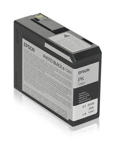 Epson Encre Pigment Noir Photo SP 3800 3880 (80ml)