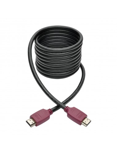 Tripp Lite P569-010-CERT Cable HDMI Premium de Alta Velocidad con Ethernet y Conectores de Sujecion, HDMI 2.0, Ultra Alta