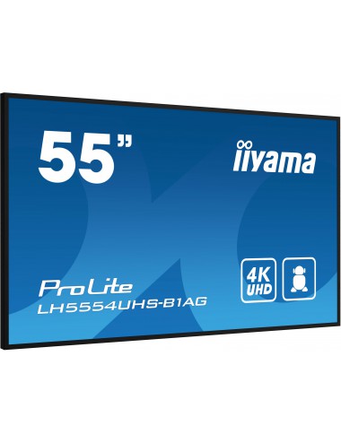 iiyama LH5554UHS-B1AG visualizzatore di messaggi Pannello piatto per segnaletica digitale 138,7 cm (54.6") LCD Wi-Fi 500 cd m²