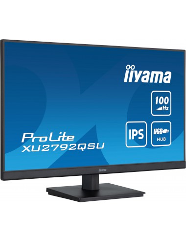 iiyama ProLite écran plat de PC 68,6 cm (27") 2560 x 1440 pixels Dual WQHD LED Noir