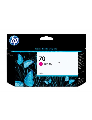 HP Cartucho de tinta DesignJet 70 magenta de 130 ml