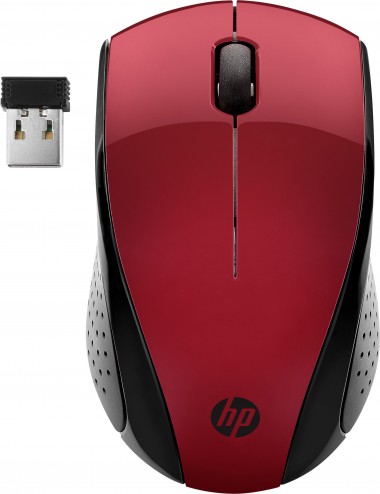 HP Souris sans fil 220 (Rouge coucher de soleil)