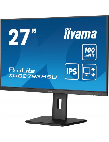 iiyama ProLite écran plat de PC 68,6 cm (27") 1920 x 1080 pixels Full HD LED Noir