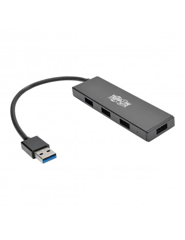 Tripp Lite U360-004-SLIM hub & concentrateur USB 3.2 Gen 1 (3.1 Gen 1) Type-A 5000 Mbit s Noir