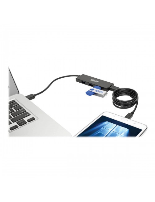 Tripp Lite Hub Portatil Ultra Delgado de 4 Puertos USB 3.0 SuperSpeed