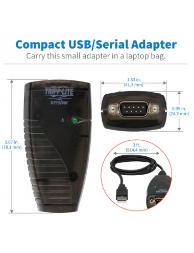 Tripp Lite Adaptador Keyspan de USB de Alta Velocidad a Serial