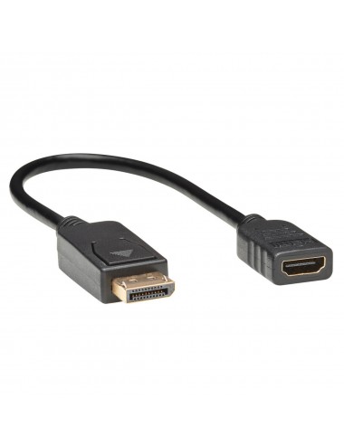 Tripp Lite P136-001 Convertidor Adaptador de Video DisplayPort a HDMI, HDCP, Negro (M H), 30.5 cm [1 pie]