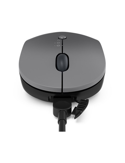 Lenovo Go Multi-Device mouse Ambidestro RF senza fili + Bluetooth Ottico 2400 DPI