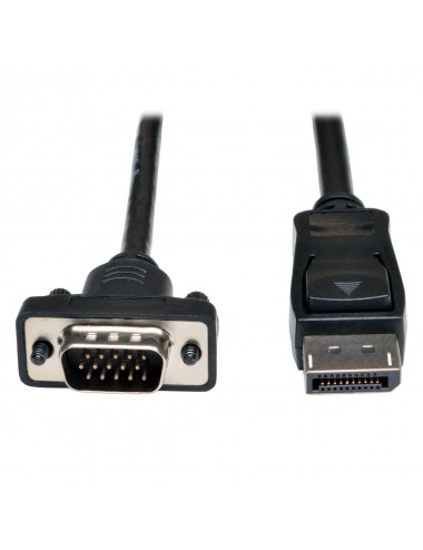 Tripp Lite P581-006-VGA-V2 câble vidéo et adaptateur 1,8 m DisplayPort Noir