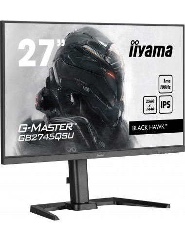iiyama G-MASTER GB2745QSU-B1 écran plat de PC 68,6 cm (27") 2560 x 1440 pixels 2K Ultra HD LED Noir