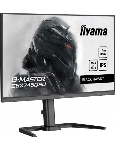 iiyama G-MASTER GB2745QSU-B1 Monitor PC 68,6 cm (27") 2560 x 1440 Pixel 2K Ultra HD LED Nero