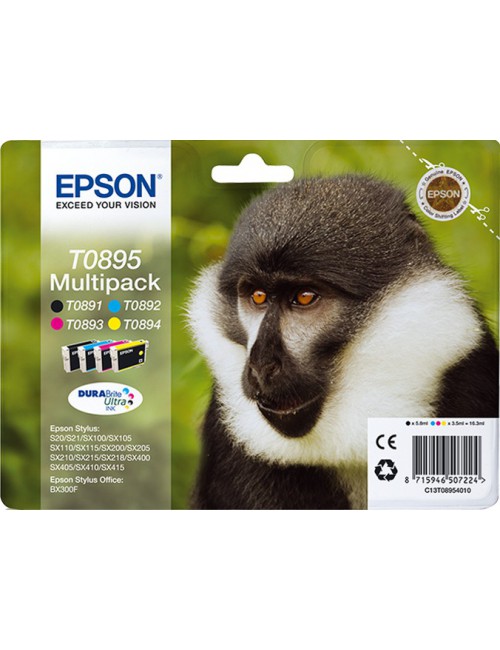 Epson Monkey Multipack T0895 4 colores