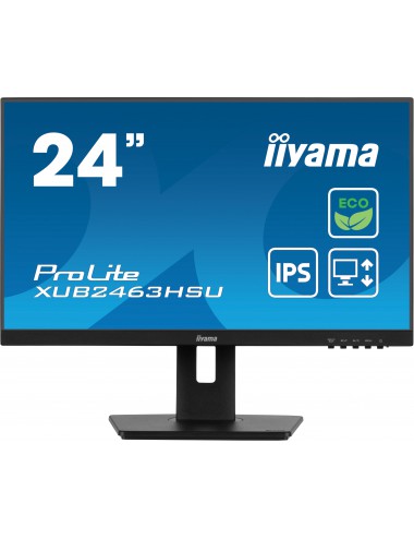 iiyama ProLite XUB2463HSU-B1 Monitor PC 61 cm (24") 1920 x 1080 Pixel Full HD LED Nero