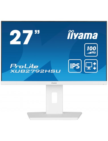 iiyama ProLite XUB2792HSU-W6 LED display 68,6 cm (27") 1920 x 1080 pixels Full HD Blanc